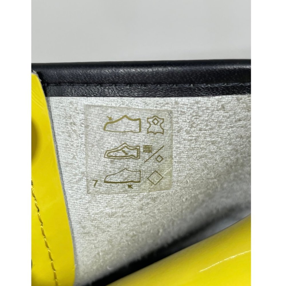 DR. MARTENS Yellow Patent Leather Ankle Boots - Picture 10 of 12